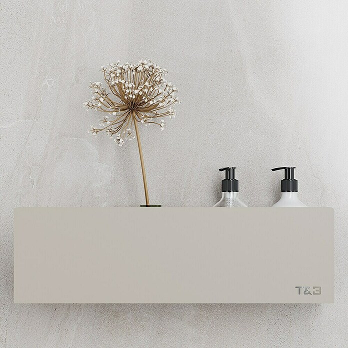 Nortiq Living T & B Planchet T2 Large (l x b x h: 40 x 10 x 12 cm, Aluminium, Beige, Large) | BAUHAUS