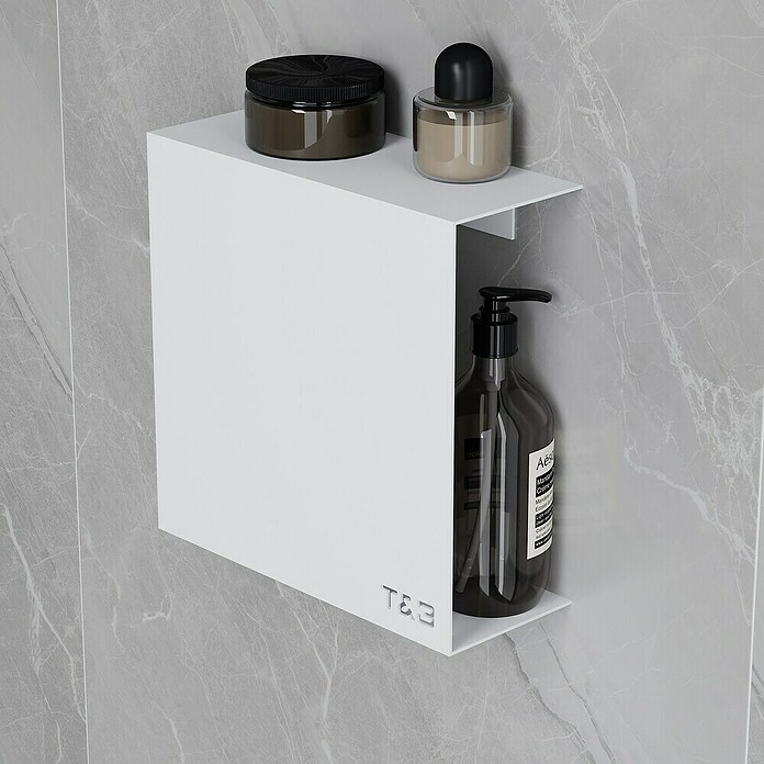 Nortiq Living T & B Planchet T3 (l x b x h: 25 x 10 x 25 cm, Aluminium, Wit) | BAUHAUS