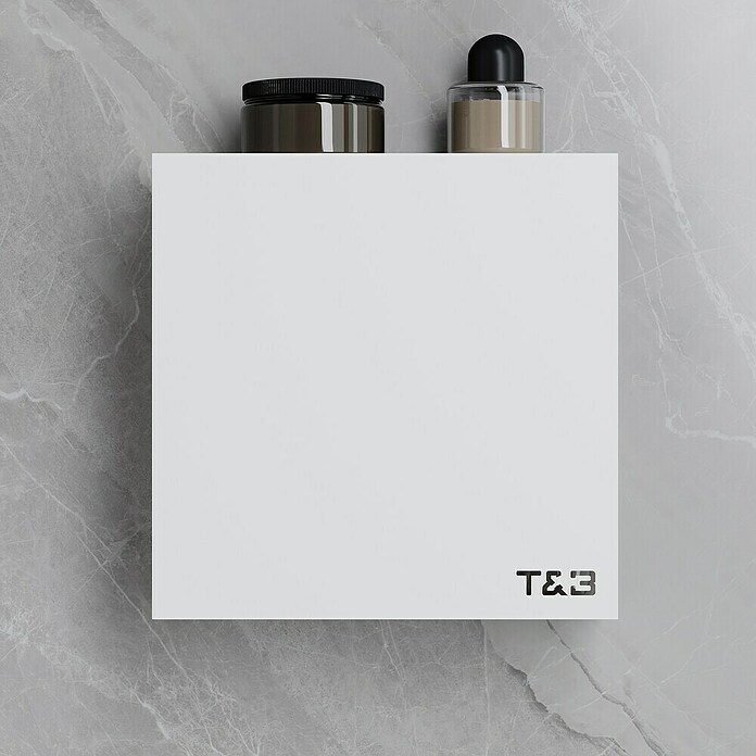 Nortiq Living T & B Planchet T3 (l x b x h: 25 x 10 x 25 cm, Aluminium, Wit) | BAUHAUS