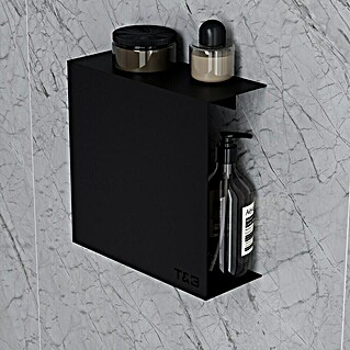 Nortiq Living T & B Planchet T3 (l x b x h: 25 x 10 x 25 cm, Aluminium, Zwart)