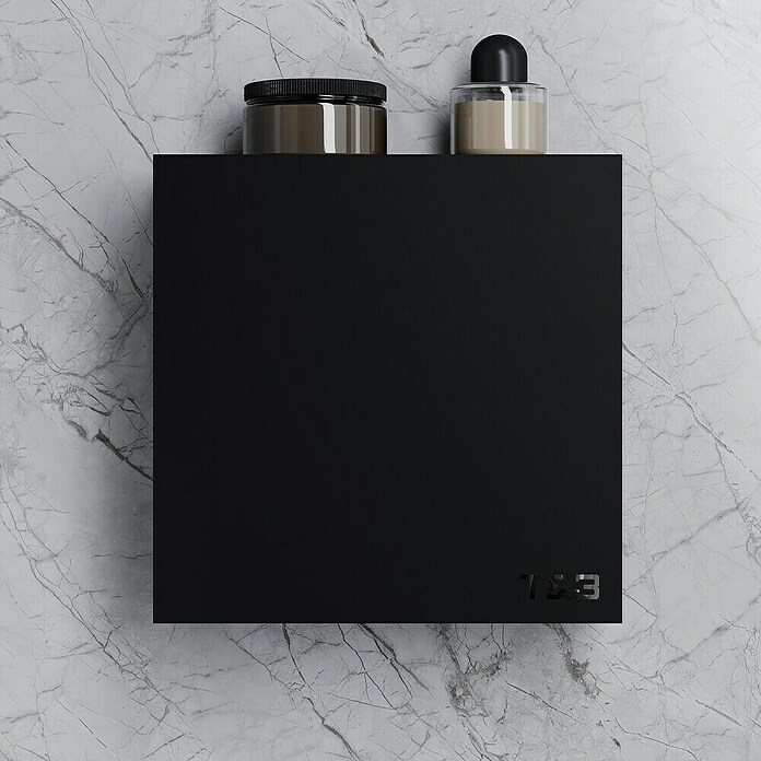 Nortiq Living T & B Planchet T3 (l x b x h: 25 x 10 x 25 cm, Aluminium, Zwart) | BAUHAUS