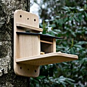 Dobar Futterstation Premium Black Edition (Holz, Schwarz/Braun) | BAUHAUS