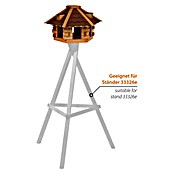 Dobar Vogelhaus Blockhaus (Rot, Holz, ca. 43 x 37 x 24 cm, Sechseckig) | BAUHAUS