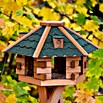 Dobar Vogelhaus Blockhaus (Grün, Holz, ca. 43 x 37 x 24 cm, Sechseckig) | BAUHAUS