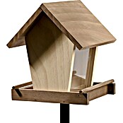 Dobar Vogelfutterhaus Benny Brunch Macchiato (Braun/Natur, Holz, ca. 18 x 18 x 121 cm) | BAUHAUS