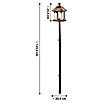 Dobar Vogelfutterhaus Benny Brunch Macchiato (Braun/Natur, Holz, ca. 20,5 x 17 x 123,5 cm) | BAUHAUS