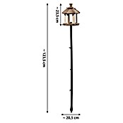 Dobar Vogelhaus Benny Brunch Macchiato (Holz, Braun/Natur, ca. 20,5 x 17 x 123,5 cm) | BAUHAUS