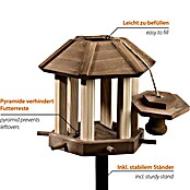 Dobar Vogelhaus Benny Brunch Macchiato (Holz, Braun/Natur, ca. 20,5 x 17 x 123,5 cm) | BAUHAUS