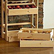 Dobar Holzregal (Natur, L x B x H: 53 x 35 x 116 cm) | BAUHAUS