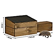 Dobar Igelhaus Nordic Braun (ca. 74,5 x 29 x 24 cm, Holz) | BAUHAUS