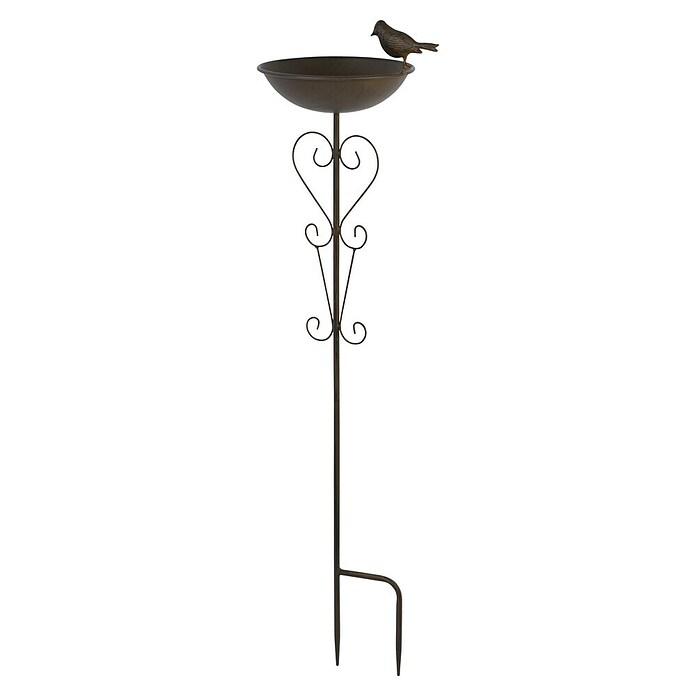 Dobar Vogeltränke (Schwarz, Metall, Höhe: 82 cm) | BAUHAUS