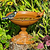 Dobar Vogeltränke (Edelrost, Metall, Höhe: 21 cm) | BAUHAUS