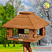 Dobar Vogelhaus Blockhaus (Braun, Holz, ca. 37 x 37 x 26 cm, Viereckig) | BAUHAUS
