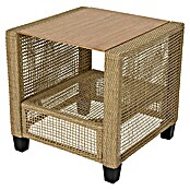 Conjunto de muebles Alicante (3 pzs., Acero/Poliéster, Marrón) | BAUHAUS