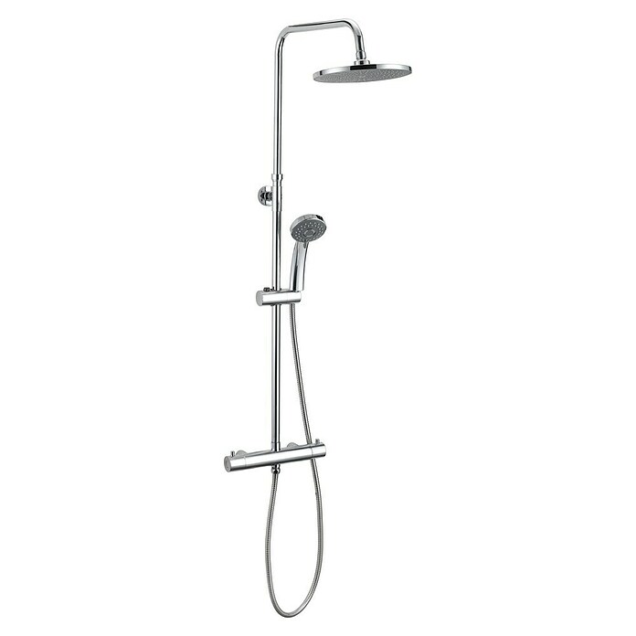 Camargue Douchesysteem Regendouche (Aantal straalsoorten: 2 st., Chroom, Diameter douchekop: 25 cm) | BAUHAUS