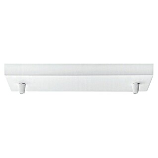 Home Sweet Home Plafondhouder voor lamp (2 voudig, Wit, 9,5 x 30 cm)