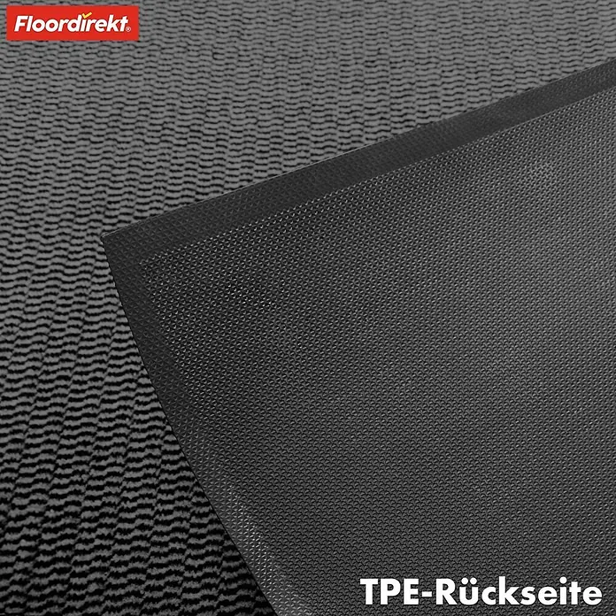 Fußmatte Sky Novo - Anthrazit, 120 x 80 cm, Material Nutzschicht: 100 % Polypropylen - Bodenmatte mit OEKO-TEX® Zertifikat und TPE-Rückseite für optimalen Halt und Komfort.