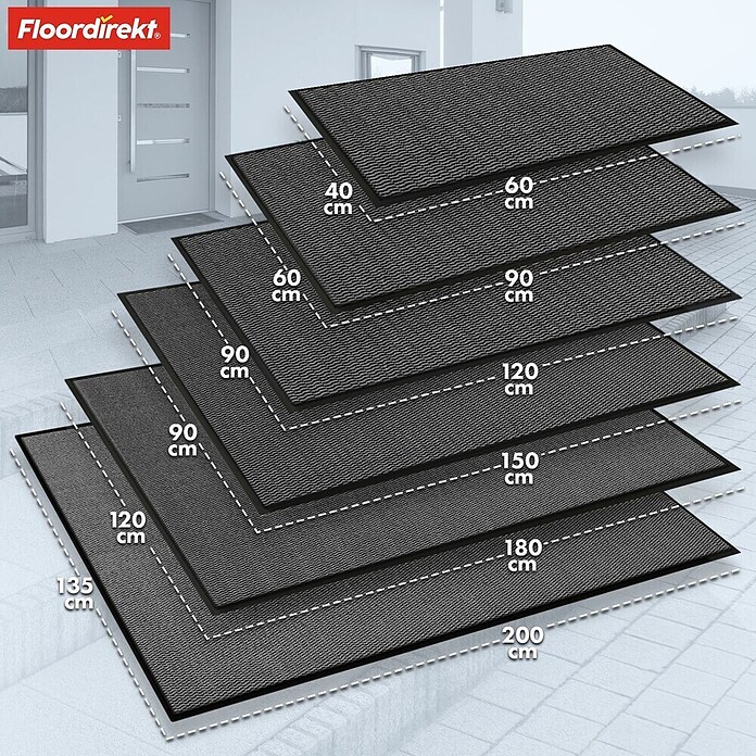 Fußmatte Sky Novo (Anthrazit, 120 x 80 cm, Material Nutzschicht: 100 % Polypropylen) | BAUHAUS