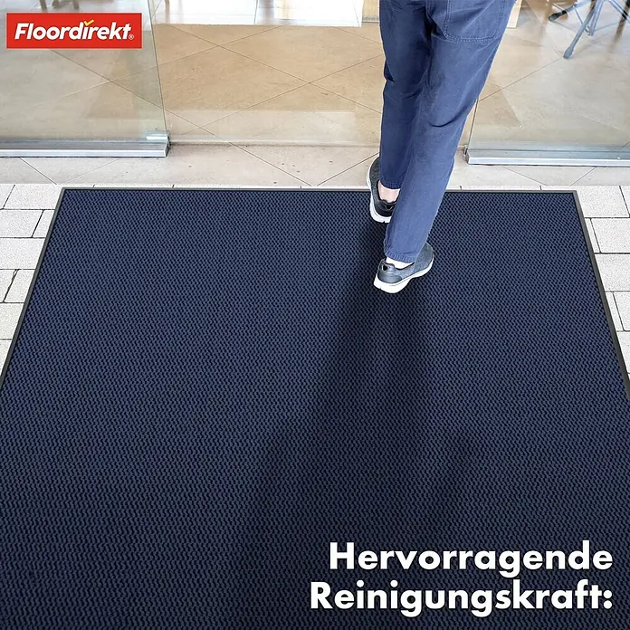 Fußmatte Sky Novo - Blau, 120 x 80 cm, Material Nutzschicht: 100 % Polypropylen - Fußabtreter mit hervorragender Reinigungskraft. Ideal für den Eingangsbereich, um Schmutz und Feuchtigkeit effektiv zu entfernen.