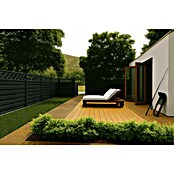 Andrewex Sichtschutzelement Hamburg (180 x 120 cm, Anthrazit) | BAUHAUS