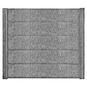 Beckers Betonzaun Zaunelement Standard River Motiv (200 x 38,5 cm, Beton, Betongrau) | BAUHAUS