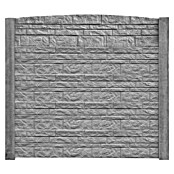 Beckers Betonzaun Abschlussplatte Standard Felsbogen Motiv (200 x 45 cm, Beton, Betongrau) | BAUHAUS