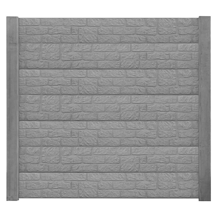 Beckers Betonzaun Zaunelement Klassik Romania Motiv (Beton, Betongrau) | BAUHAUS