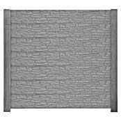 Beckers Betonzaun Zaunelement Klassik Montana Motiv (184 x 26 cm, Beton, Betongrau) | BAUHAUS