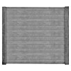 Beckers Betonzaun Zaunelement Standard Prestige Glatt (200 x 38,5 cm, Beton, Betongrau) | BAUHAUS
