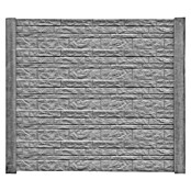 Beckers Betonzaun Zaunelement Standard Fels Motiv (200 x 38,5 cm, Beton, Betongrau) | BAUHAUS