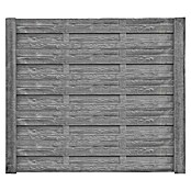 Beckers Betonzaun Zaunelement Standard Elegant Motiv (200 x 38,5 cm, Beton, Betongrau) | BAUHAUS