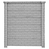 Beckers Betonzaun Zaunelement Mediterran Klassik-Stein (144 x 30 cm, Beton, Betongrau) | BAUHAUS