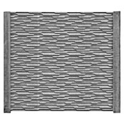 Beckers Betonzaun Zaunelement Standard Murano Motiv (200 x 38,5 cm, Beton, Betongrau) | BAUHAUS