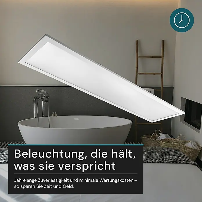 Luxula LED-Deckenleuchte - 40 W, Weiß, Mehrfarbig