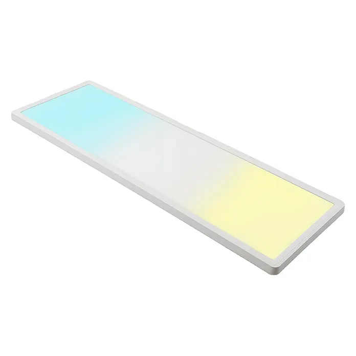 Luxula LED-Deckenleuchte - 24 W, L x B x H: 58 x 20 x 2,5 cm, Weiß, Mehrfarbig