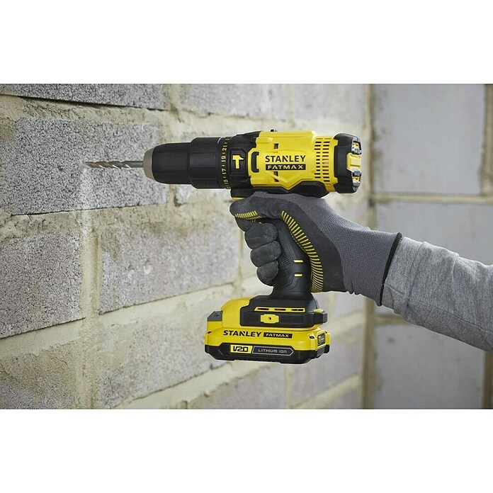Stanley Fatmax V20 Juego de máquinas SFMCK471D2S-QW (18 V, Iones de litio, 2 Ah, 2 baterías) | BAUHAUS