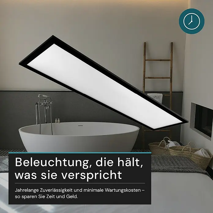 Luxula LED-Deckenleuchte - 40 W, Schwarz, Mehrfarbig