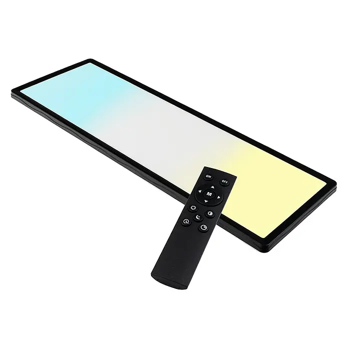 Luxula LED-Deckenleuchte - 24 W, Schwarz, Mehrfarbig