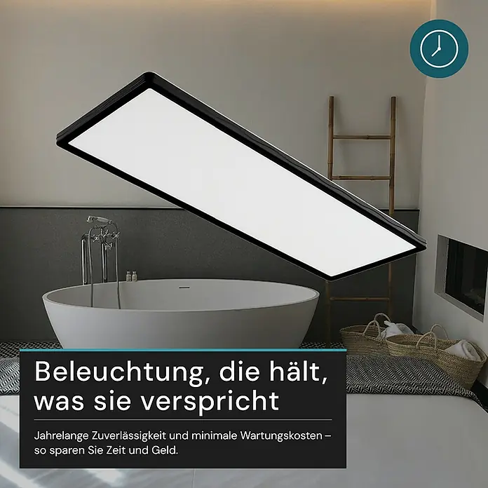 Luxula LED-Deckenleuchte - 24 W, Schwarz, Mehrfarbig