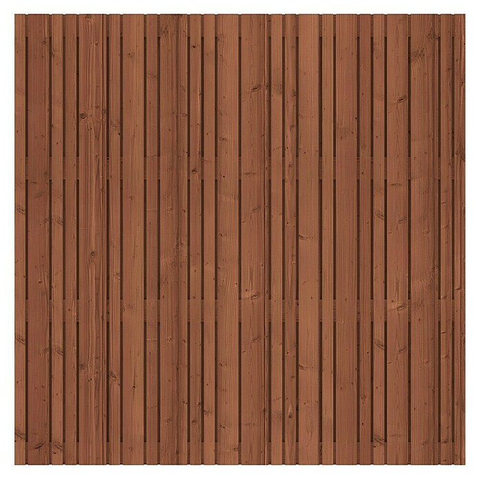 Schutting Barcode (180 x 180 cm, Bruin) | BAUHAUS
