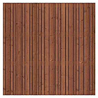 Schutting Barcode (180 x 180 cm, Bruin)