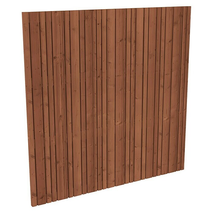 Schutting Barcode (180 x 180 cm, Bruin) | BAUHAUS