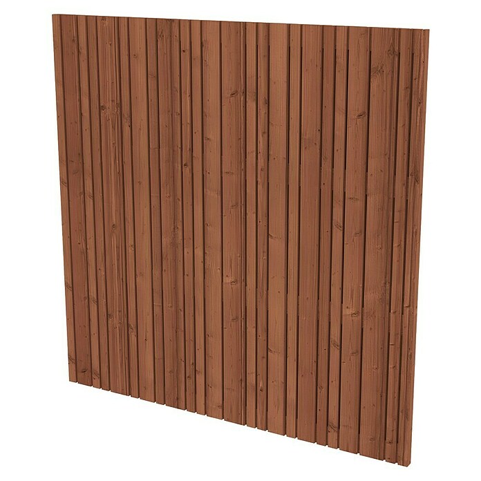 Schutting Barcode (180 x 180 cm, Bruin) | BAUHAUS