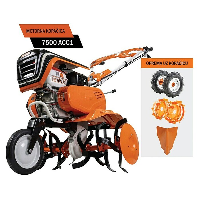 Ruris Benzinska kopačica 7500acc1  (Snaga: 5 kW, Zapremina: 208 cm³) | BAUHAUS