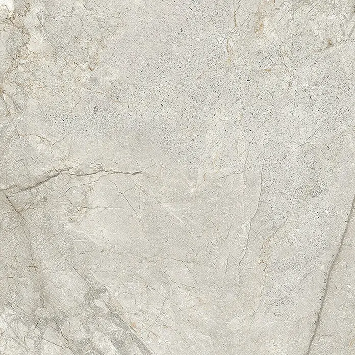 Feinsteinzeugfliese Sinkler - 59,8 x 119,8 cm, Light Grey, Matt - Elegante Marmorfliese in sanften Grautönen. Perfekt für stilvolle Boden- oder Wandgestaltung mit natürlicher Maserung und zeitloser Optik.