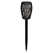BAUHAUS Solarfakkel met grondpen Rotan (0,6 W, l x b x h: 11 x 11 x 49,5 cm, Grijs, IP44, 10 lm) | BAUHAUS
