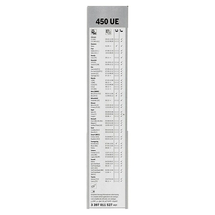 Bosch Scheibenwischer ECO (450 UE, 1 Stk.)