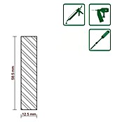 Ravni profil  (D x Š x V: 1.000 x 58,5 x 12,5 mm, Ariš) | BAUHAUS