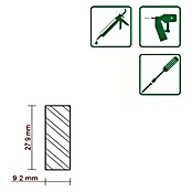 FLACHLEISTE LAERCHE ROH 9,2X28mm 200cm
