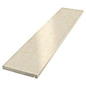Vensterbank Jura (126 x 20 x 2 cm, Bruin/Beige/Geel, Gepolijst)
